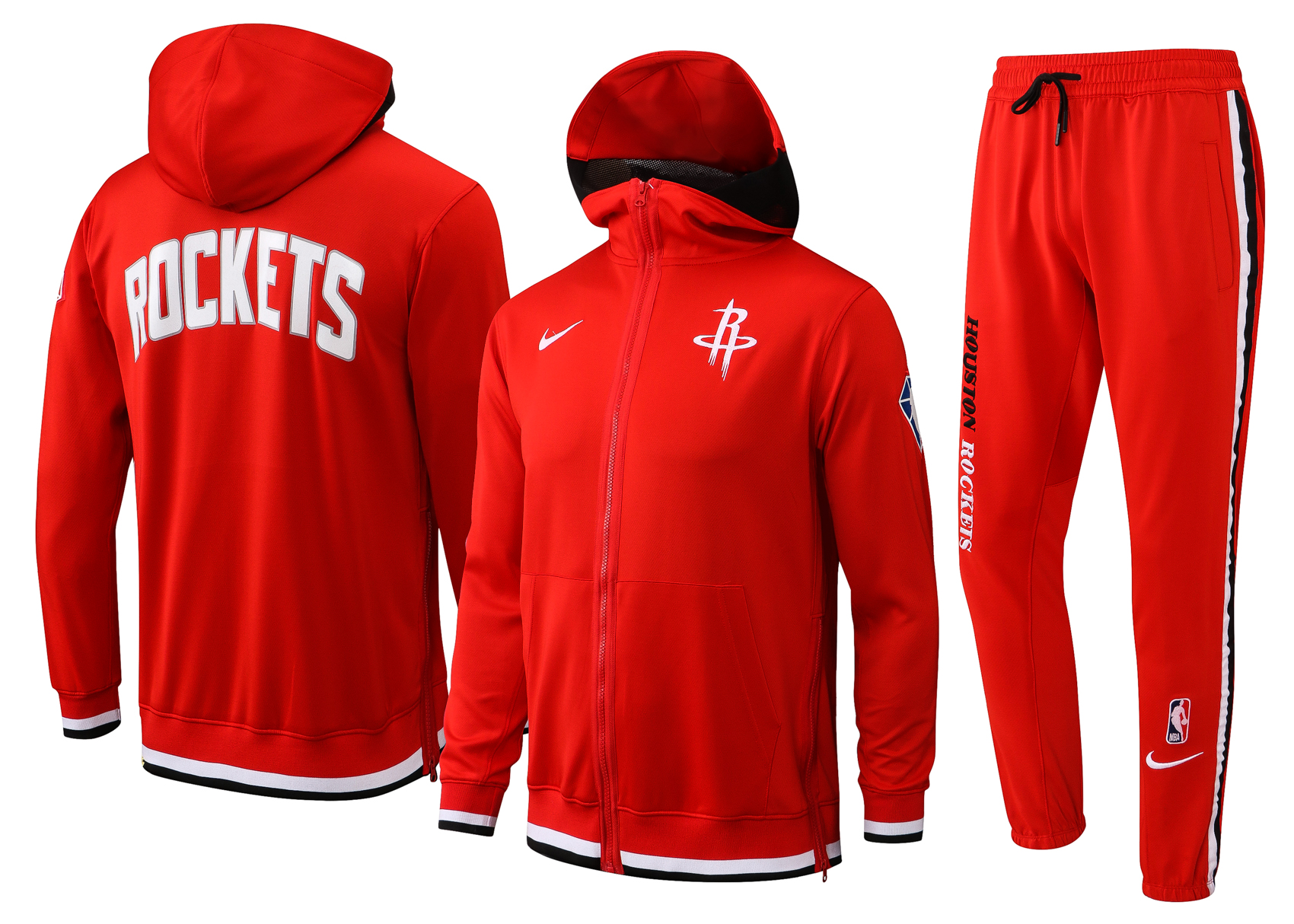 Men Houston Rockets red  2024 NBA Nike Training suit